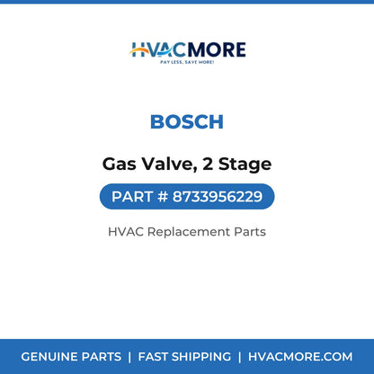 Bosch Gas Valve, 2 Stage 8733956229