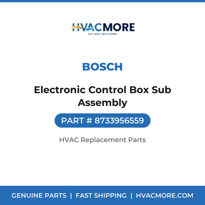Bosch Electronic Control Box Sub Assembly 8733956559
