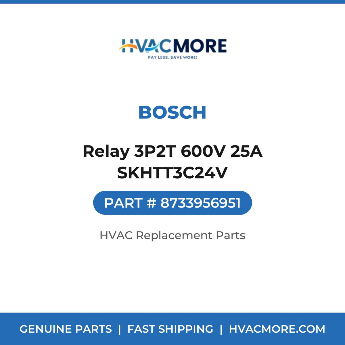 Bosch Relay 3P2T 600V 25A SKHTT3C24V 8733956951