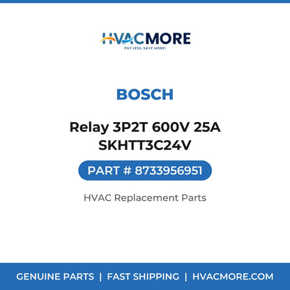 Bosch Relay 3P2T 600V 25A SKHTT3C24V 8733956951