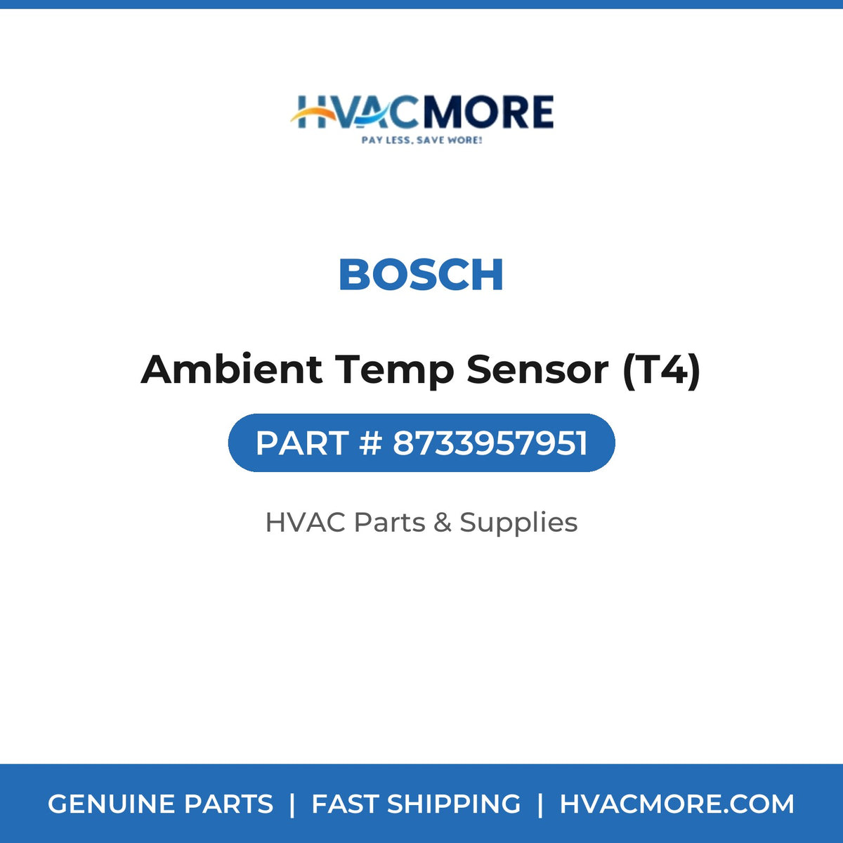 Bosch Ambient Temp Sensor (T4) 8733957951