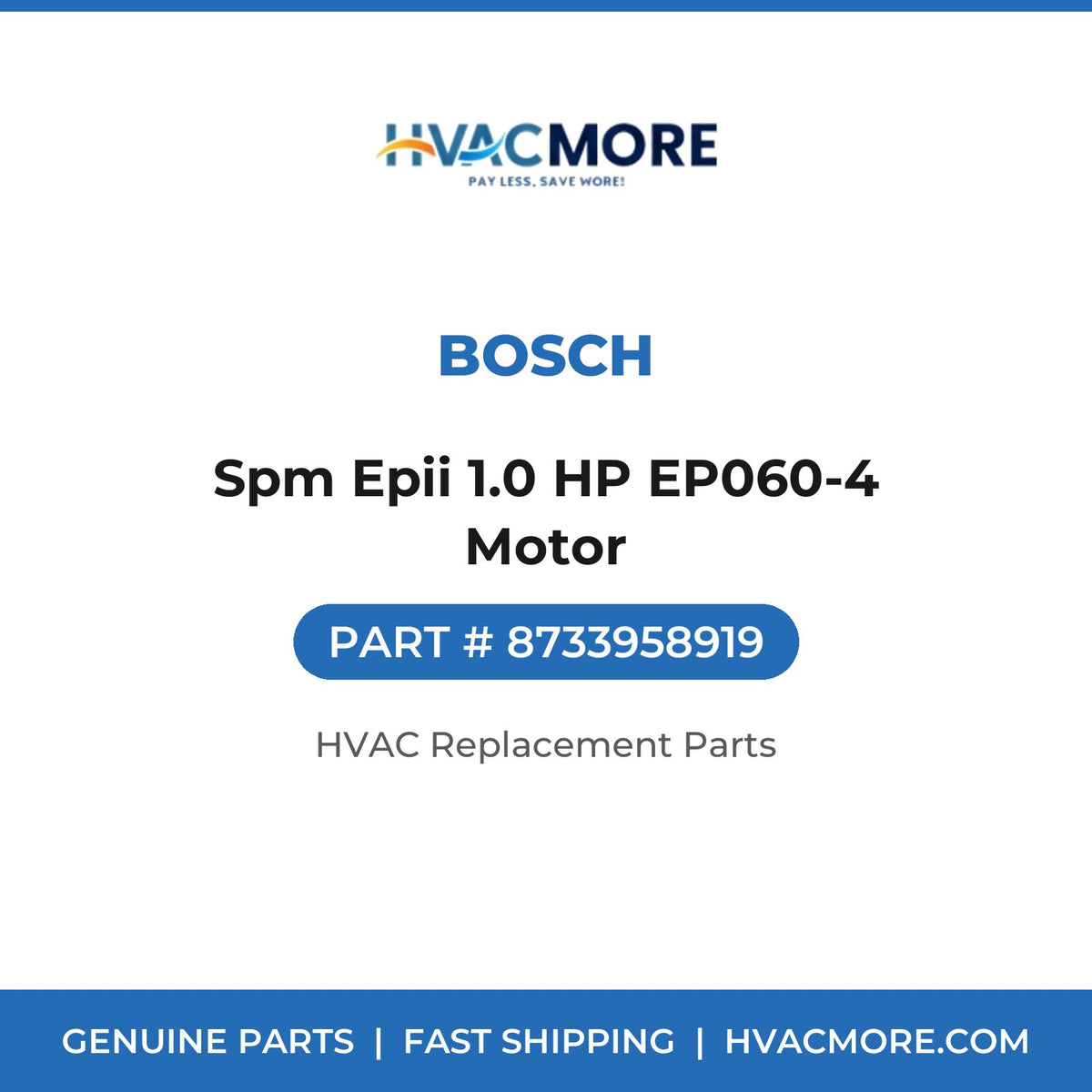 Bosch Spm Epii 1.0 HP EP060-4 Motor 8733958919