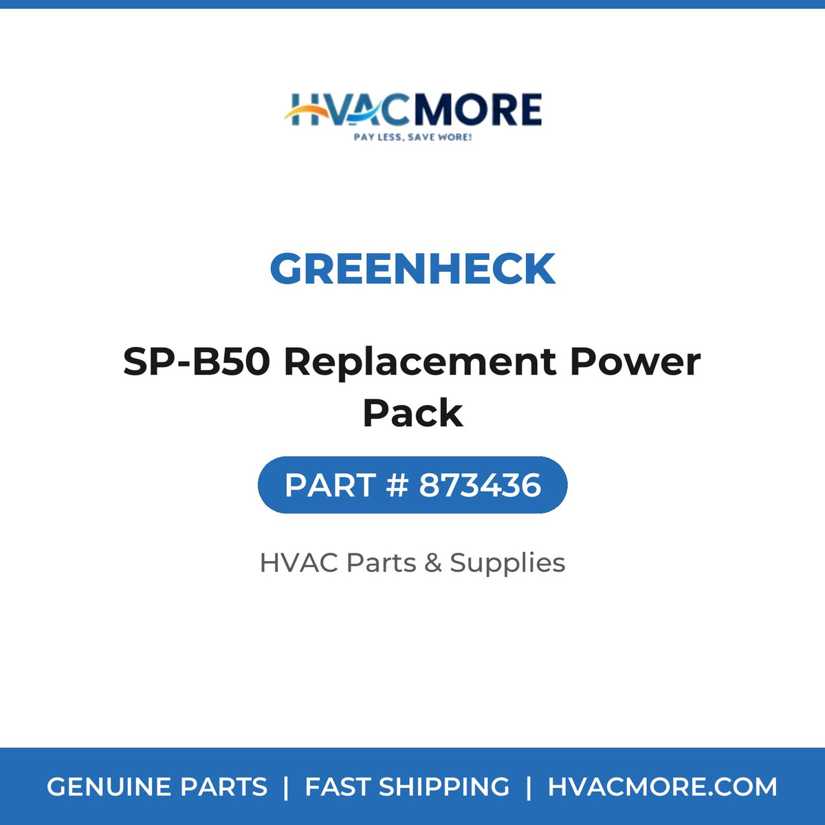 Greenheck SP-B50 Replacement Power Pack 873436