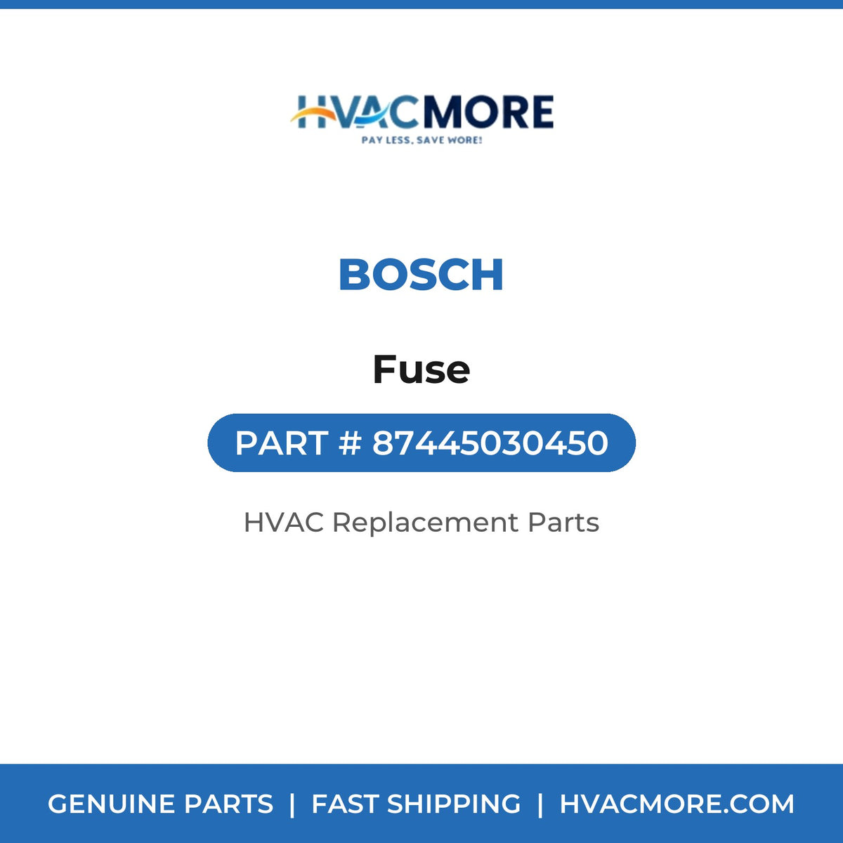 Bosch Fuse 87445030450