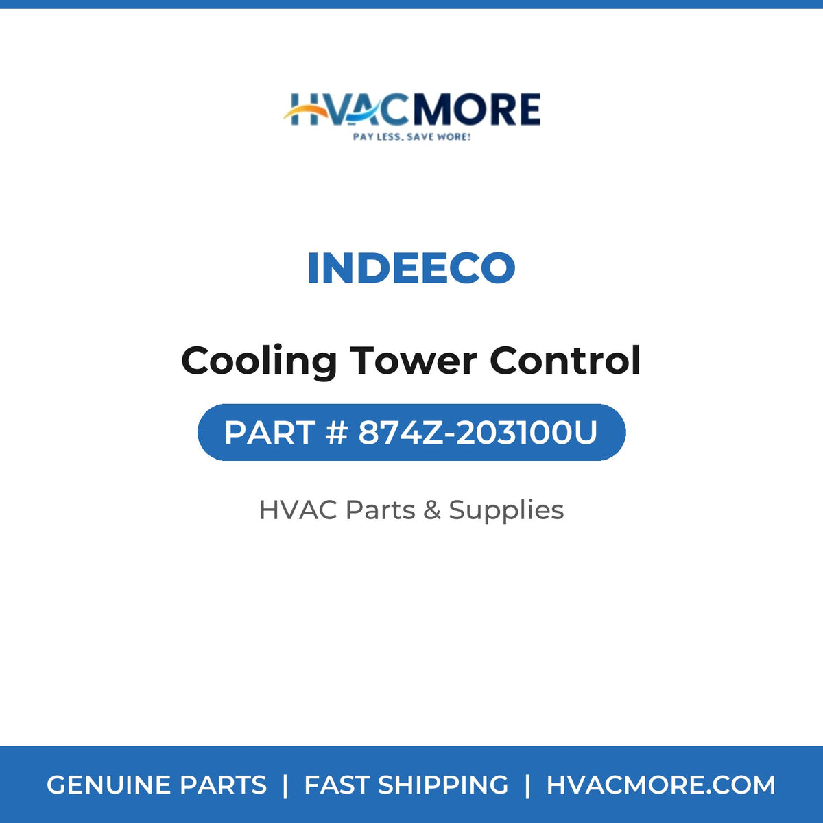 Indeeco Cooling Tower Control 874Z-203100U
