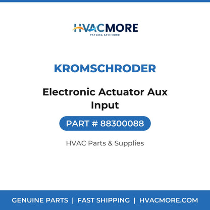 Kromschroder Electronic Actuator Aux Input 88300088