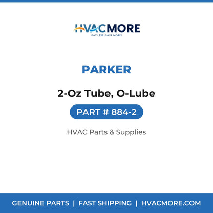 Parker 2-Oz Tube, O-Lube 884-2