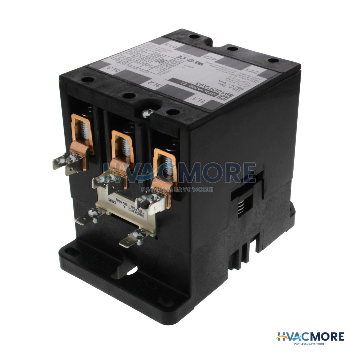 Square D 3 Pole, 90 Amp 110V Contactor 8910DPA93V02