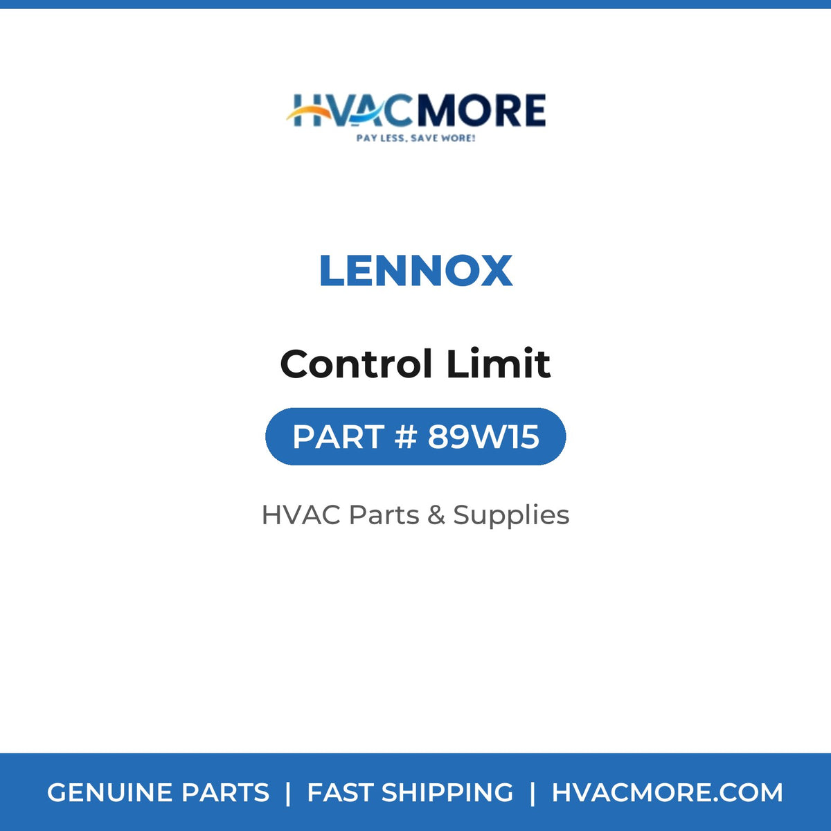 Lennox Control Limit 89W15