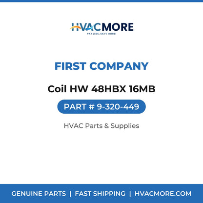 First Company Coil HW 48HBX 16MB 9-320-449