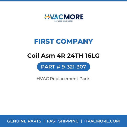 First Company Coil Asm 4R 24TH 16LG 9-321-307