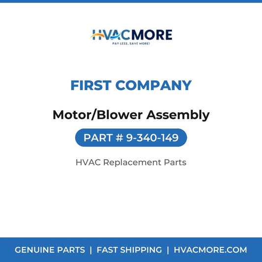 First Company Motor/Blower Assembly 9-340-149