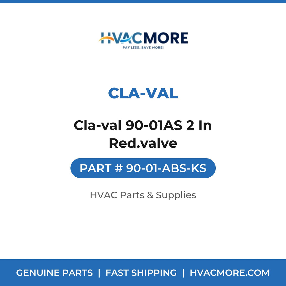Cla-Val Cla-val 90-01AS 2 In Red.valve 90-01-ABS-KS