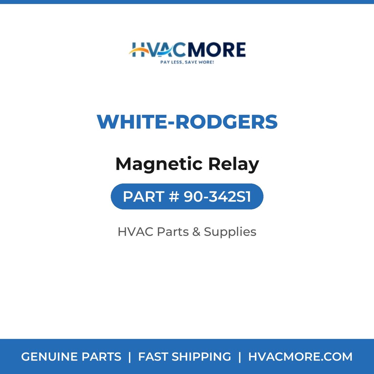 White-Rodgers Magnetic Relay 90-342S1