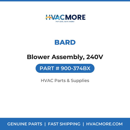 Bard Blower Assembly, 240V 900-374BX
