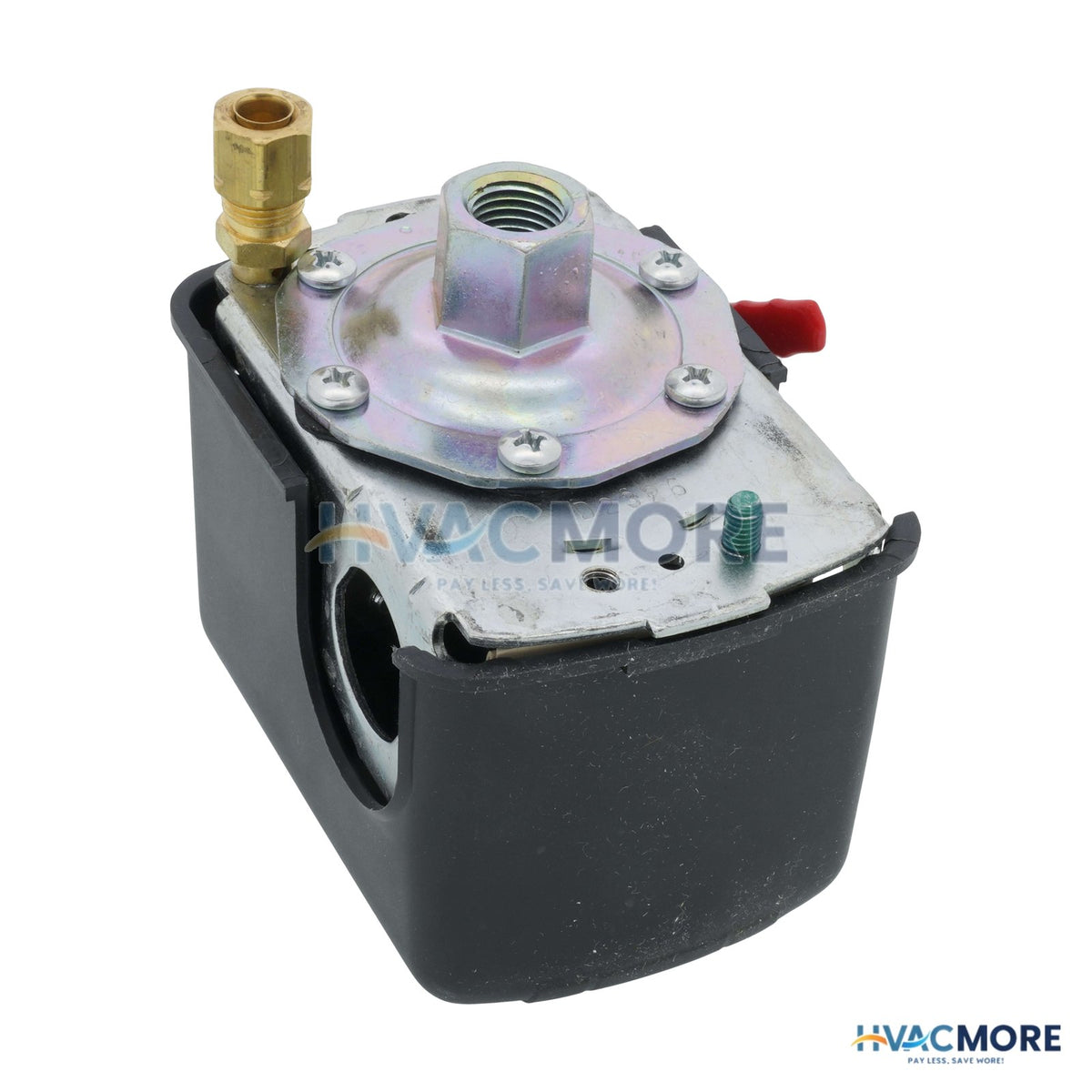 Telemecanique (Square D) Pressure Switch, 2 Way Valve, Black Cover, 1/4" NSPF, 40-100 PSI Off at 100 PSI 9013FHG2J27M1XZ22
