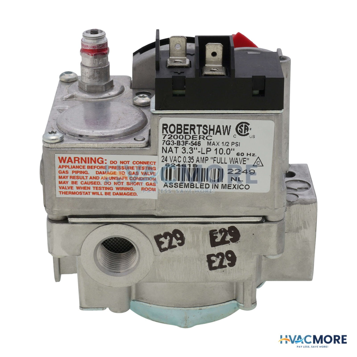 Nordyne Gas Valve (NG/LP) 902910