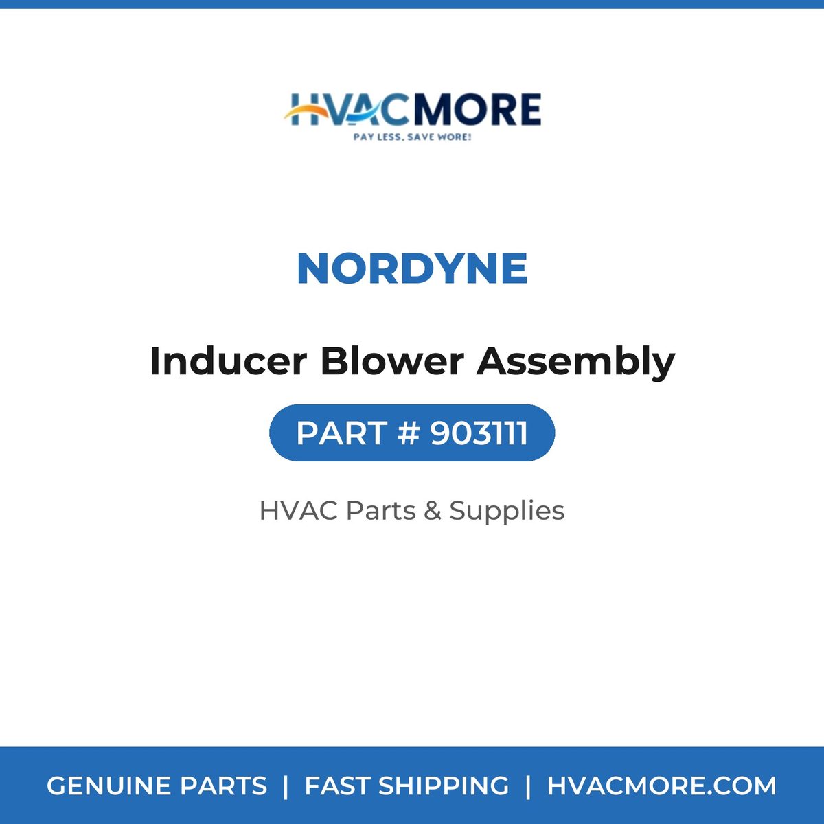 Nordyne Inducer Blower Assembly 903111