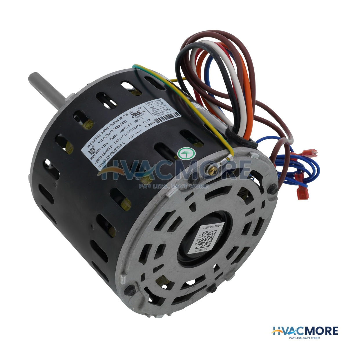 Nordyne 1065 RPM 4 Speed Blower Motor (1/2 HP, 115V) 904859