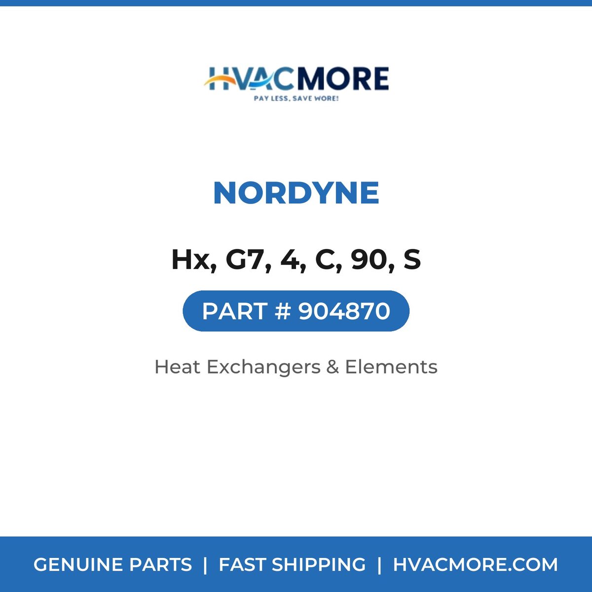 Nordyne Hx, G7, 4, C, 90, S 904870