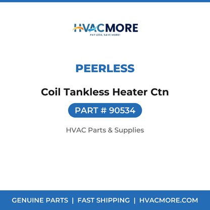 Peerless Coil Tankless Heater Ctn 90534