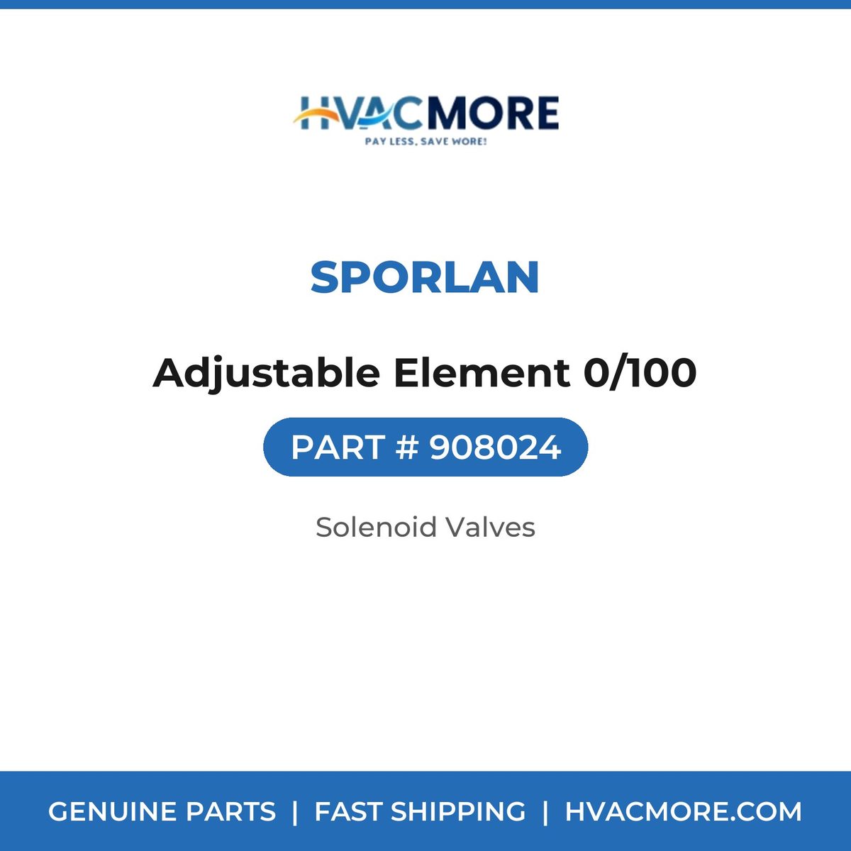 Sporlan Adjustable Element 0/100 908024