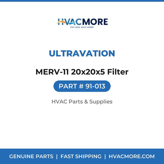 Ultravation MERV-11 20x20x5 Filter 91-013