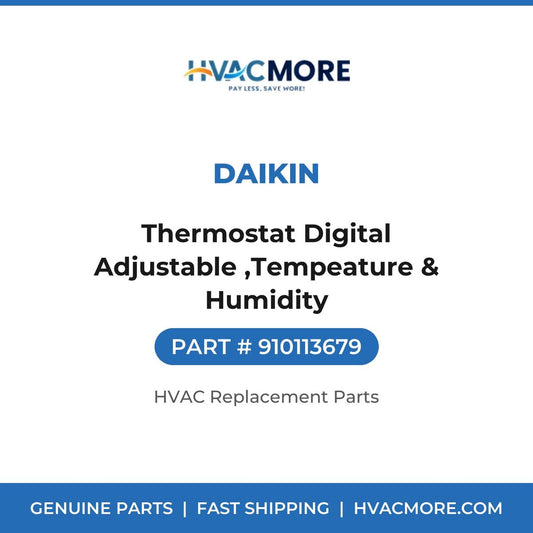 Daikin Thermostat Digital Adjustable ,Tempeature & Humidity 910113679