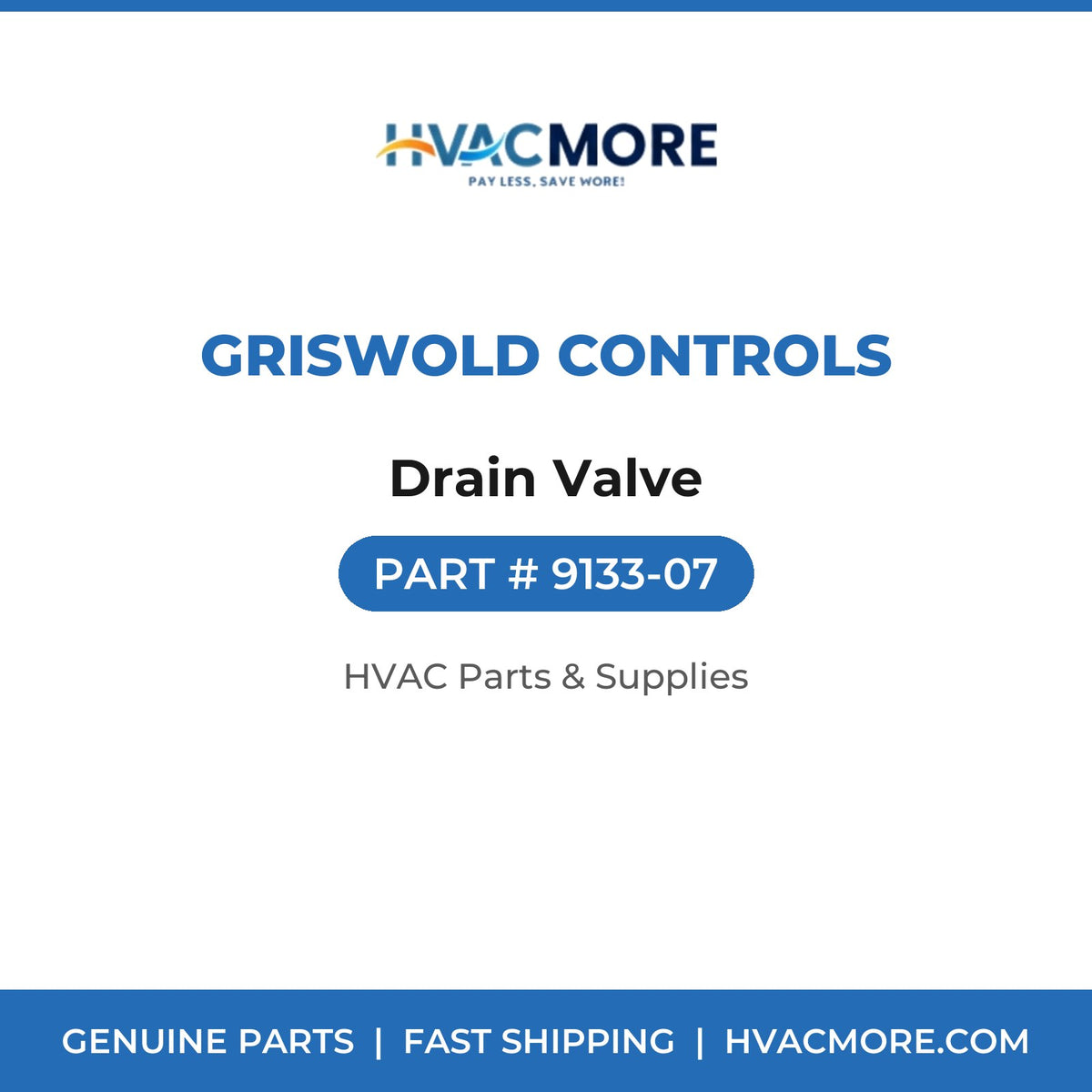 Griswold Controls Drain Valve 9133-07