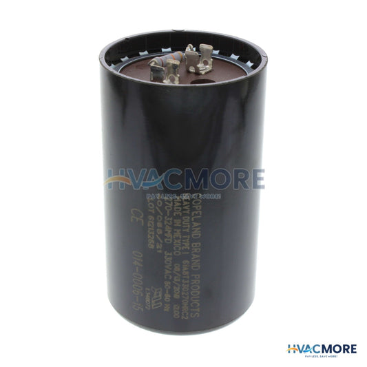 Copeland 270-324 MFD Round Start Capacitor (330V) 914-0006-10