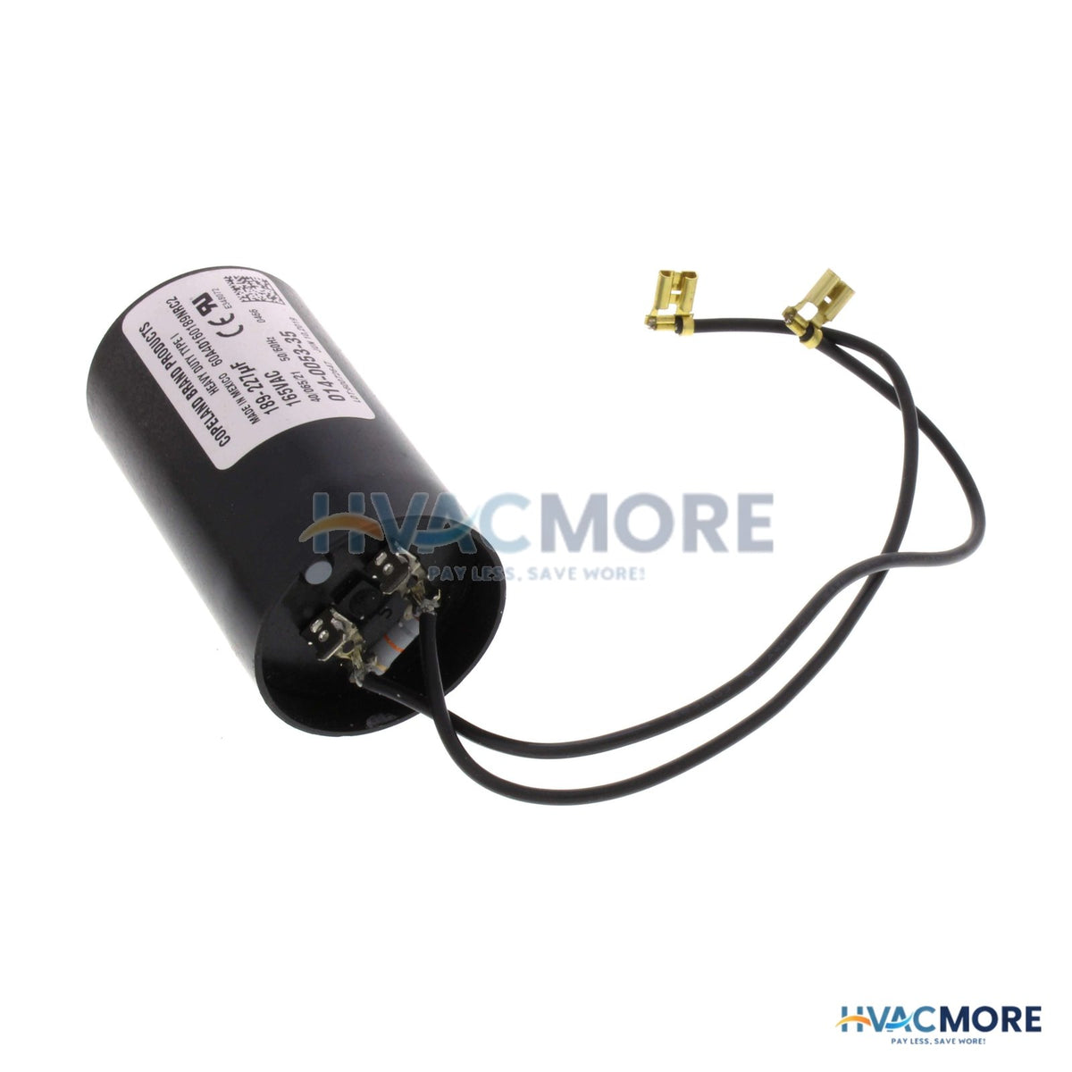 Copeland 189-227 MFD Round Run Capacitor (165V) 914-0053-04