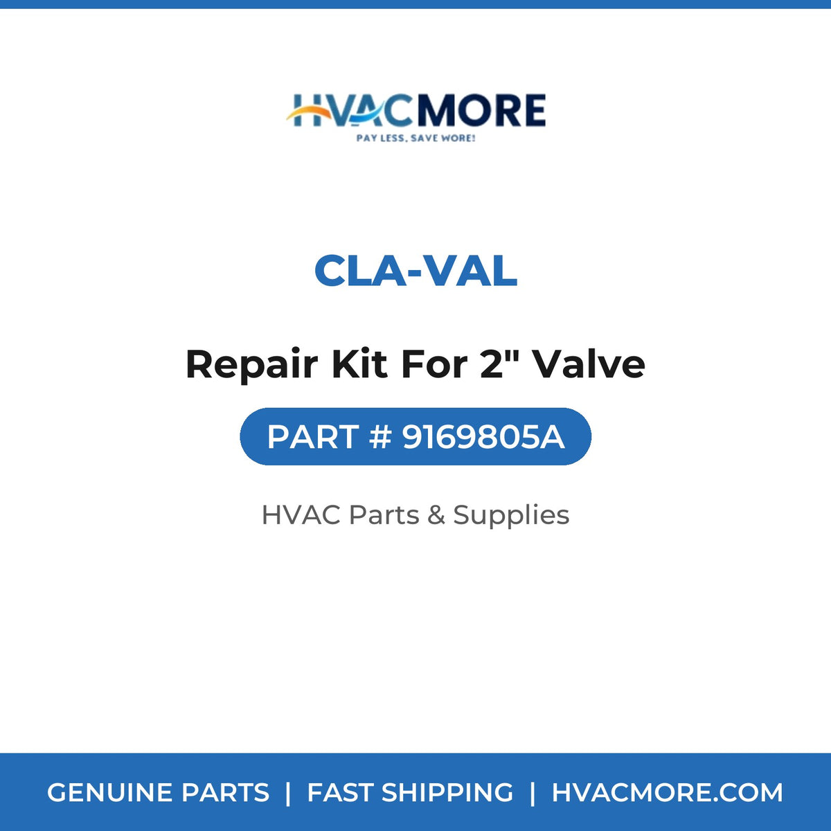 Cla-Val Repair Kit For 2" Valve 9169805A