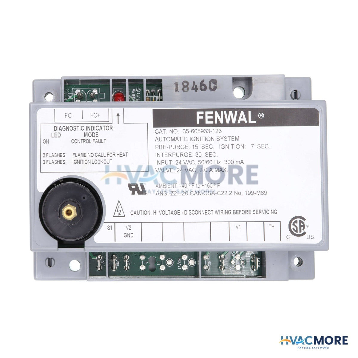 Nordyne Control Board 917333