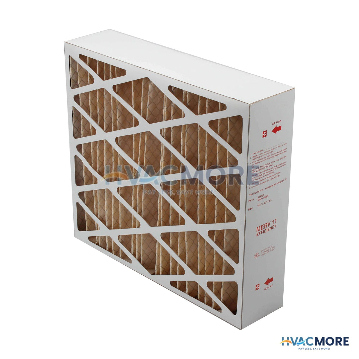 Nordyne MERV 11 HEPA Filter 20" x 22" x 5" 918737