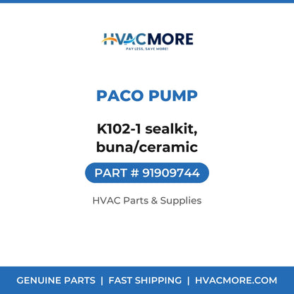PACO Pump K102-1 sealkit, buna/ceramic 91909744