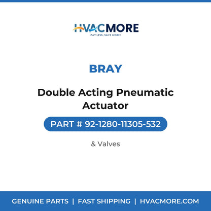 Bray Double Acting Pneumatic Actuator 92-1280-11305-532
