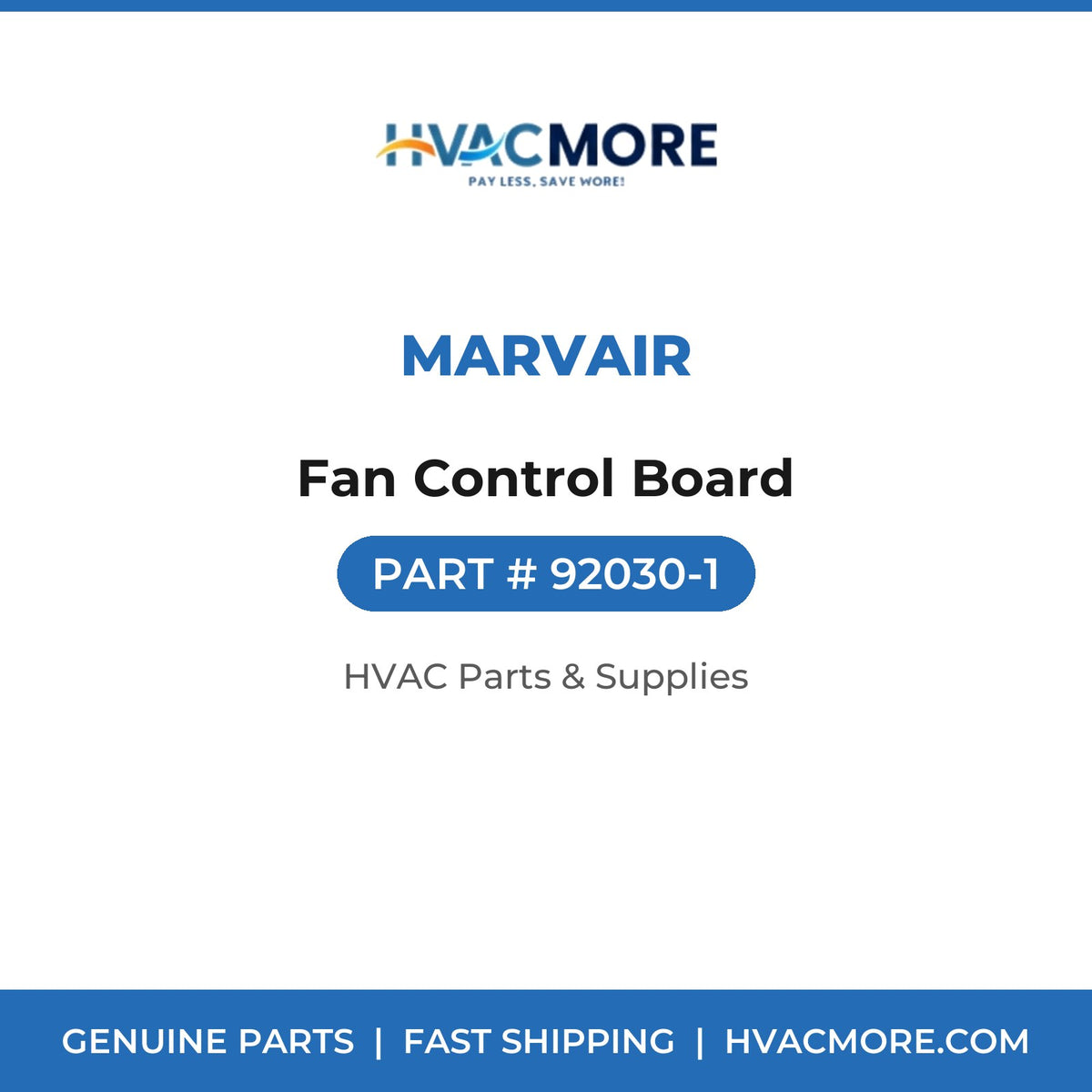Marvair Fan Control Board 92030-1