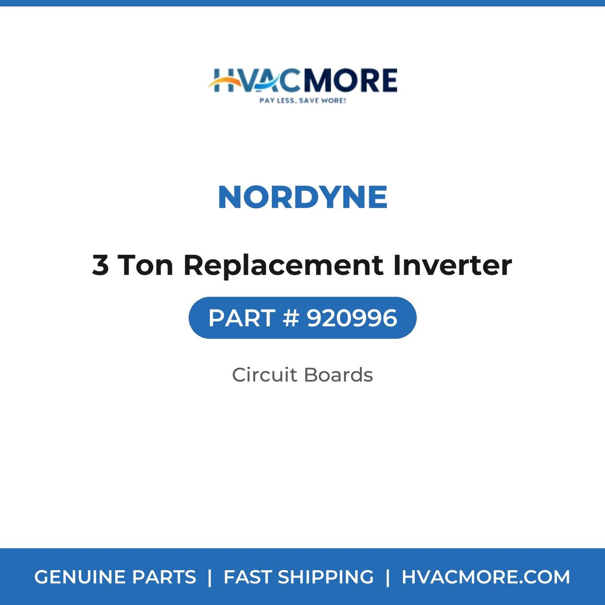 Nordyne 3 Ton Replacement Inverter 920996