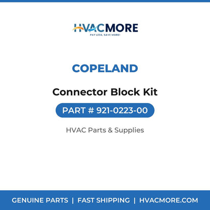 Copeland Connector Block Kit 921-0223-00