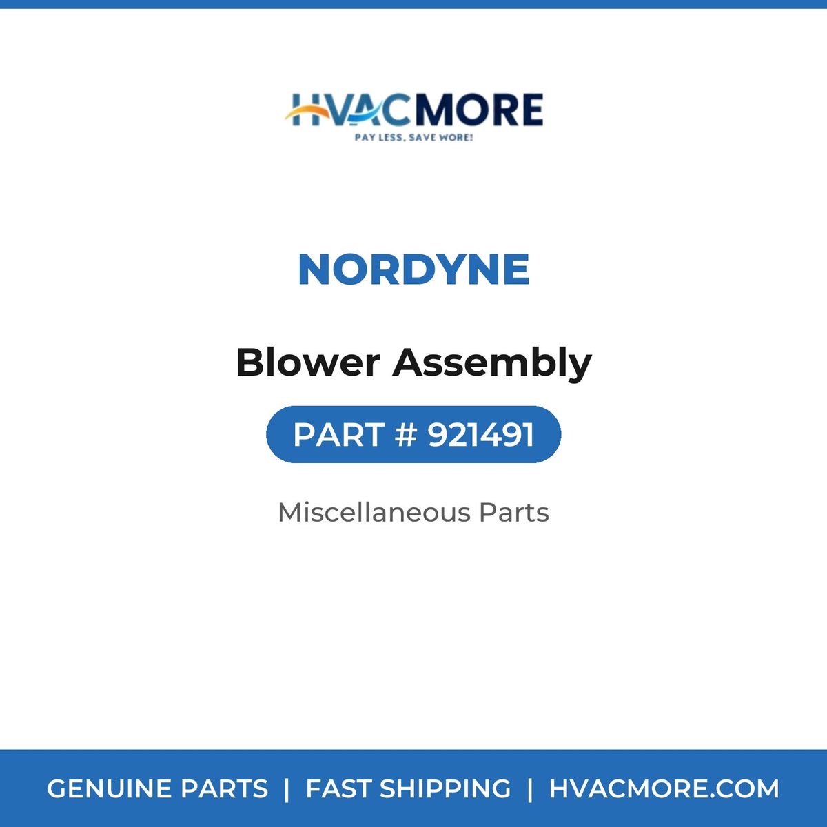 Nordyne Blower Assembly 921491