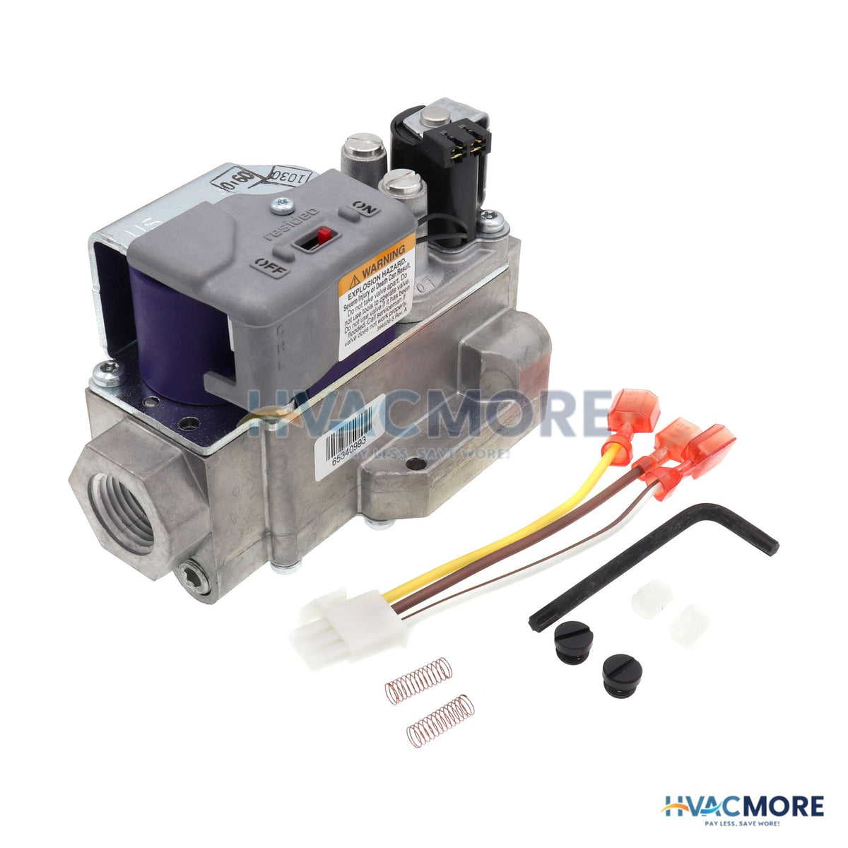 Nordyne 24V Gas Valve, 1/2" W.C., 1.7", 3.3" 921691