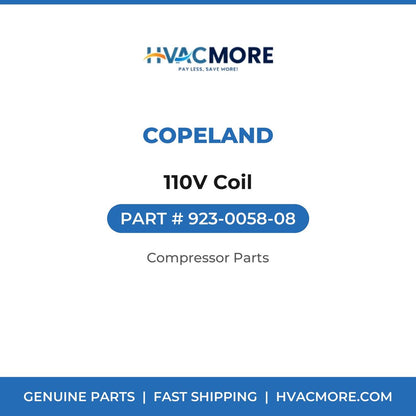 Copeland 110V Coil 923-0058-08