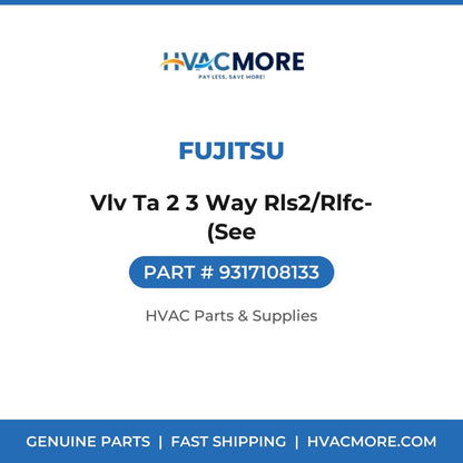 Fujitsu Vlv Ta 2 3 Way Rls2/Rlfc- (See 9317108133
