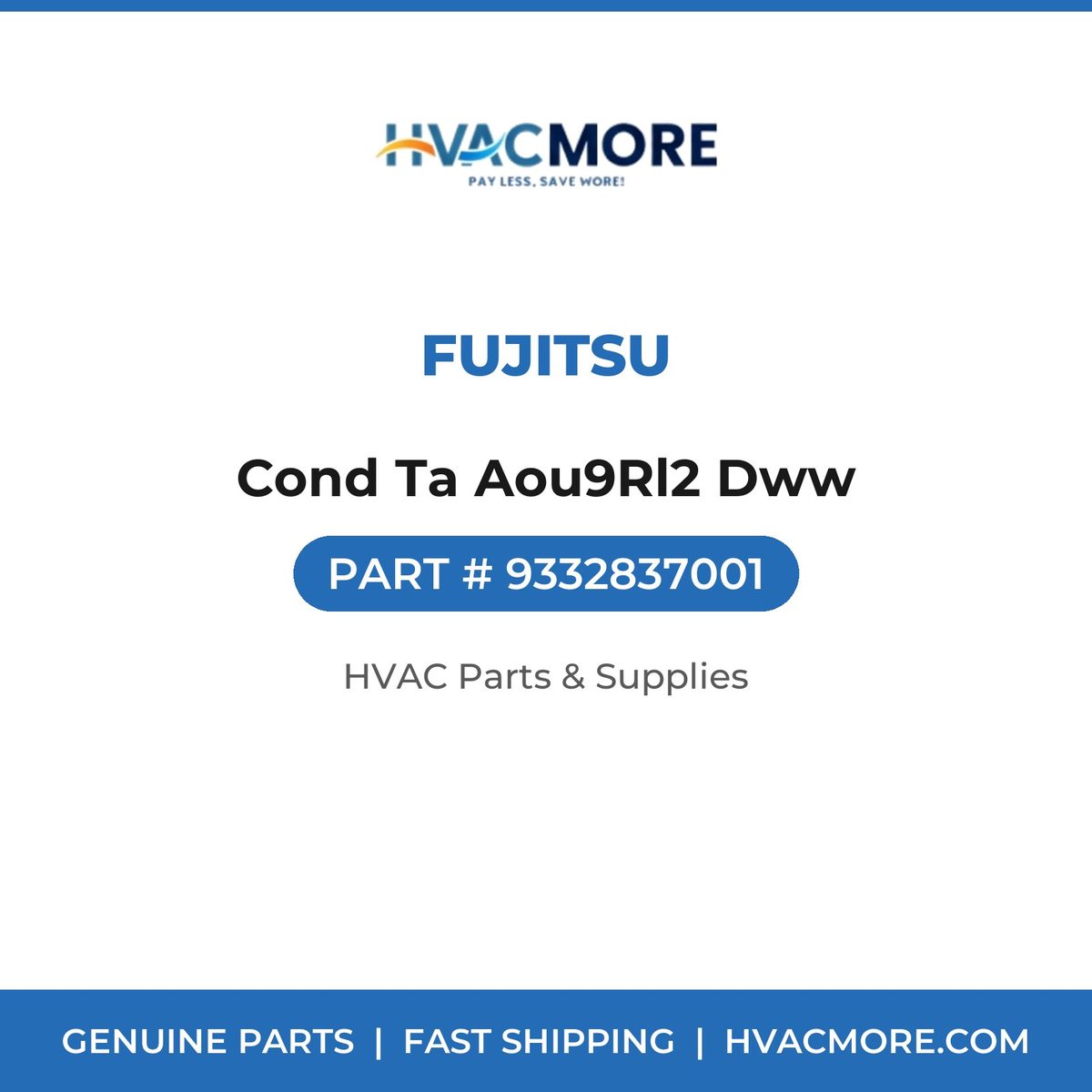 Fujitsu Cond Ta Aou9Rl2 Dww 9332837001
