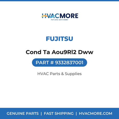 Fujitsu Cond Ta Aou9Rl2 Dww 9332837001