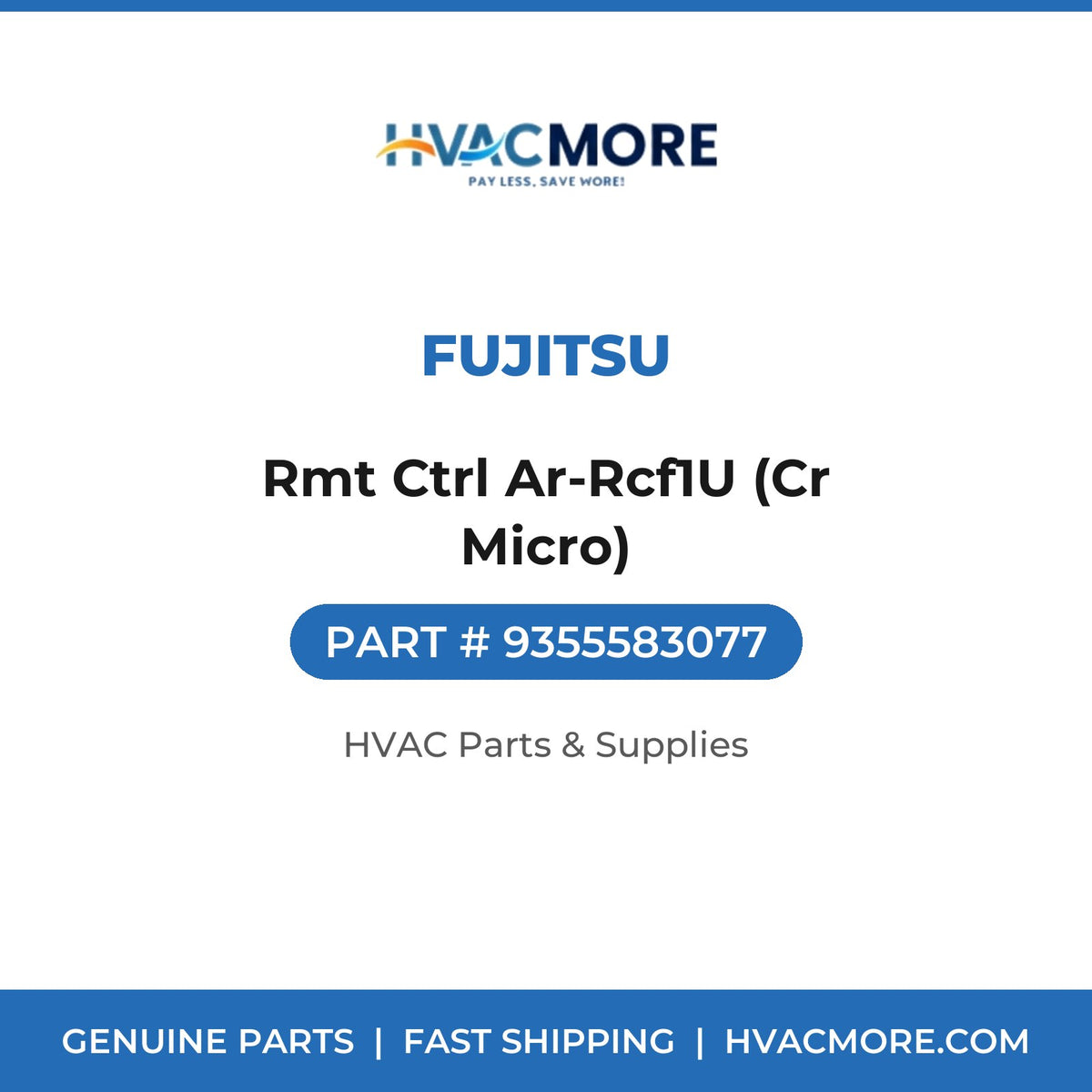 Fujitsu Rmt Ctrl Ar-Rcf1U (Cr Micro) 9355583077