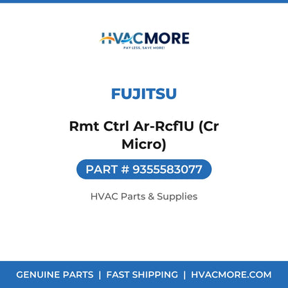 Fujitsu Rmt Ctrl Ar-Rcf1U (Cr Micro) 9355583077