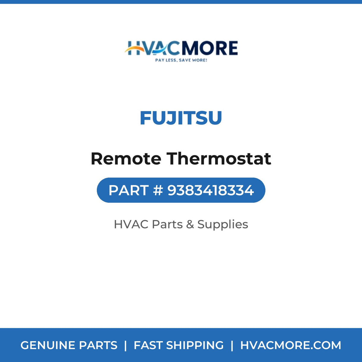 Fujitsu Remote Thermostat 9383418334