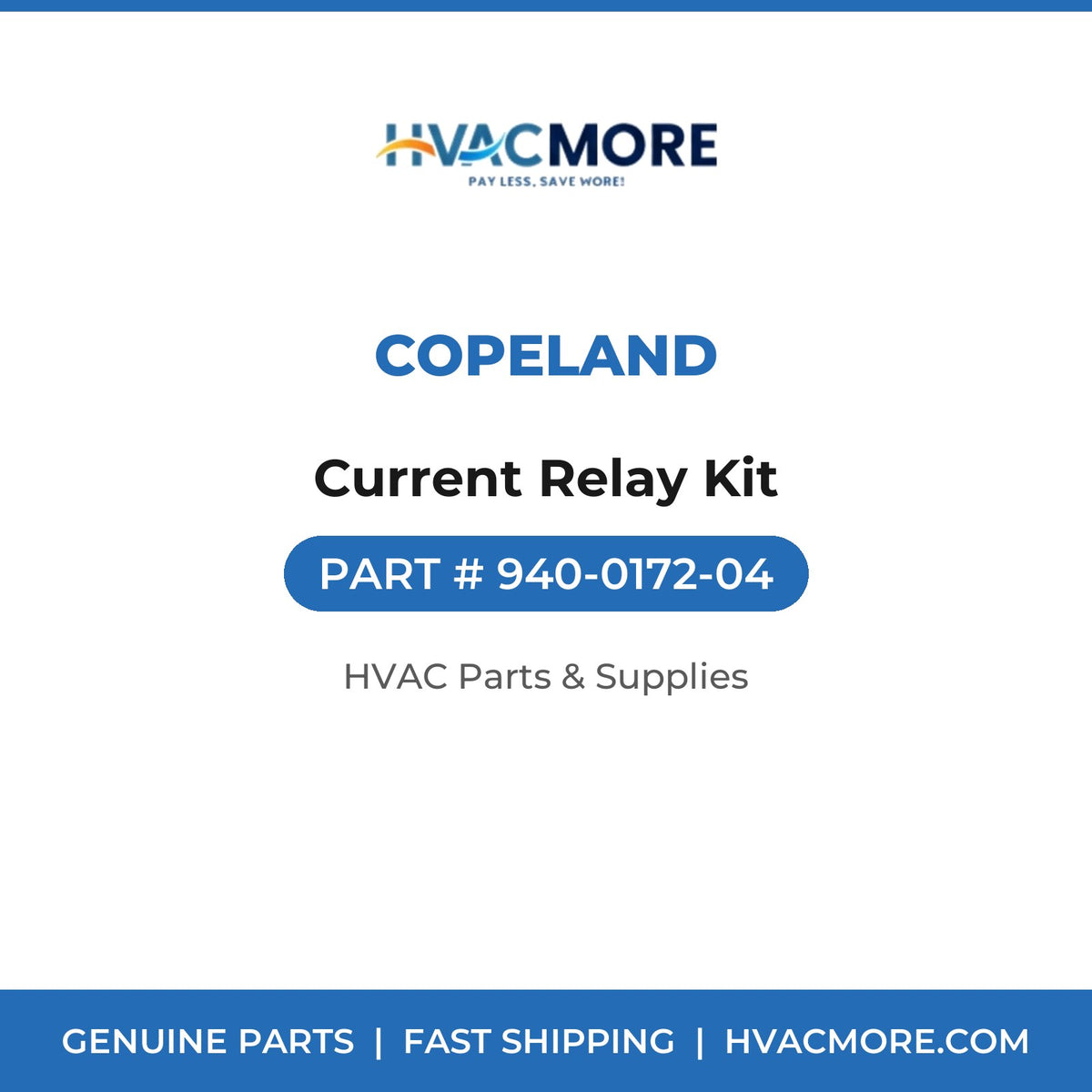 Copeland Current Relay Kit 940-0172-04