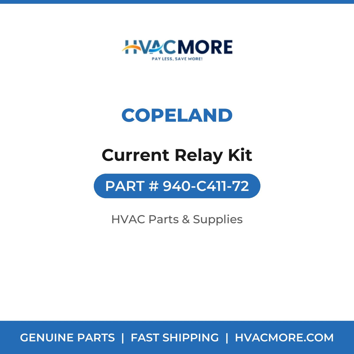 Copeland Current Relay Kit 940-C411-72